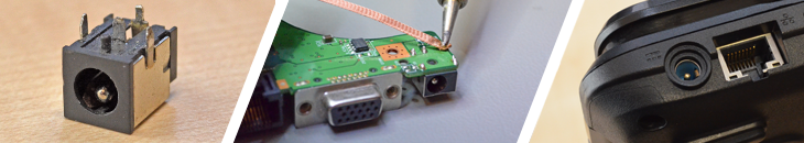 DC-Tápaljzat, tápcsatlakozó csere szervizünkben mindössze 1 munkanap